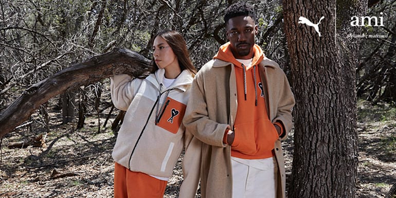 Puma outlet hoodie orange